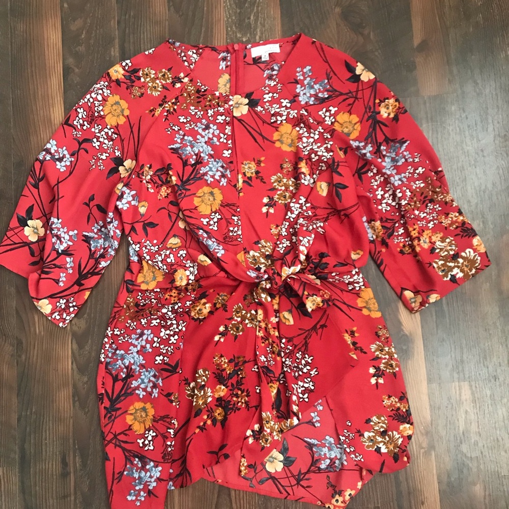 Wrap around blouse